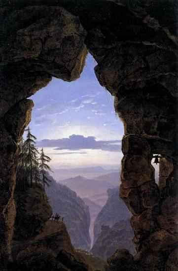 Karl friedrich schinkel The Gate in the Rocks France oil painting art
